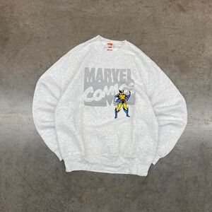 Vintage 1993 Marvel Comics Wolverine Crewneck Sweatshirt Large USA Made
